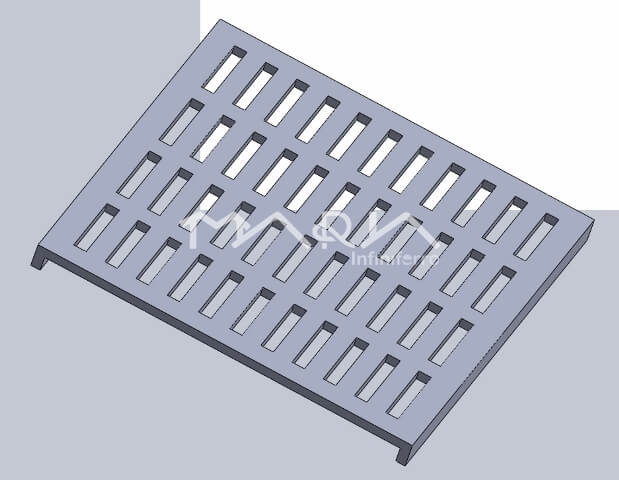 drawing grating cast iron