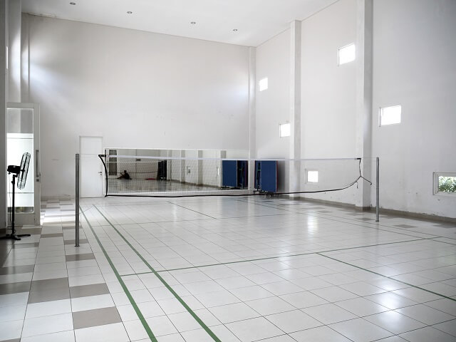badminton indoor green hills residence