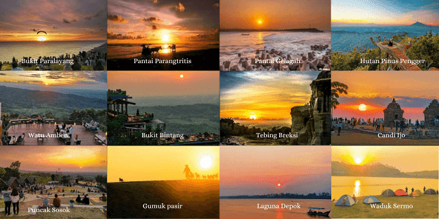 spot sunset jogja