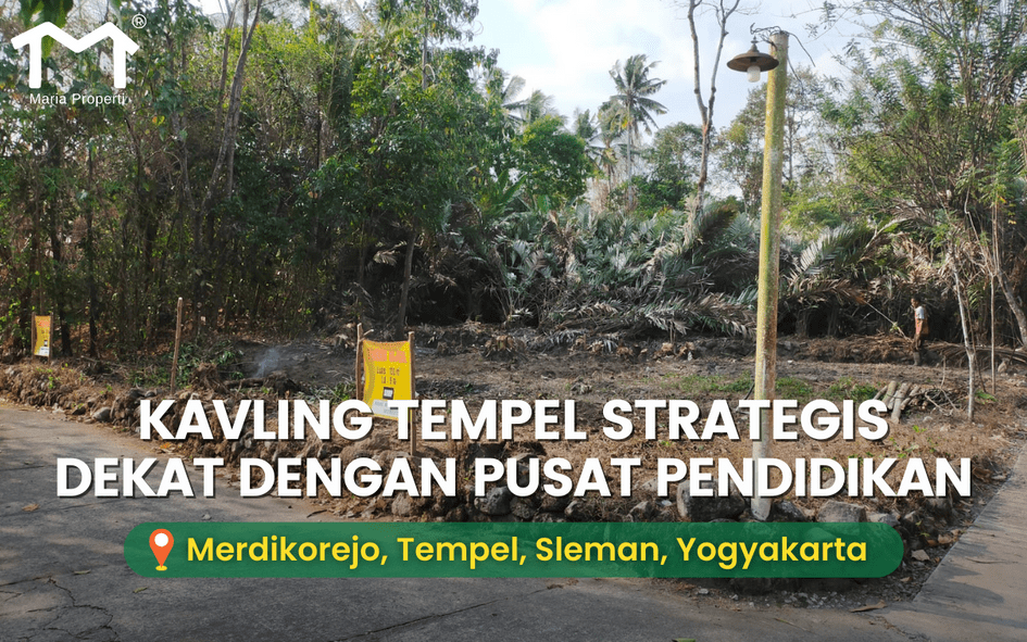 jual tanah kavling di tempel, sleman, yogyakarta