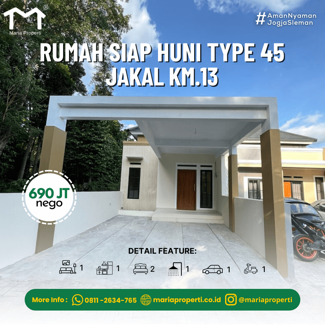 RUMAH JOGJA TYPE 45