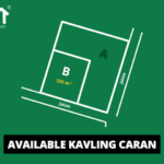 denah tanah kavling caran